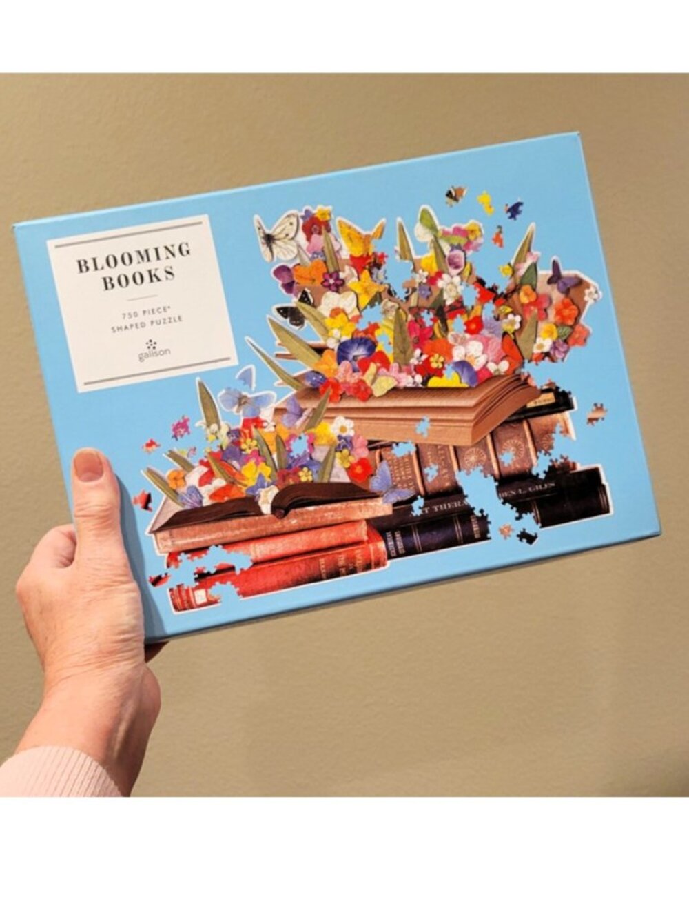 BLOOMING BOOKS by Galison JIGSAW PUZZLE 750 pieces